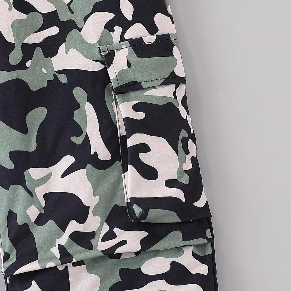 Cotton Blend Cargo Outfit