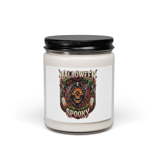 Halloween Spooky Scented Soy Candle — 9oz Jar