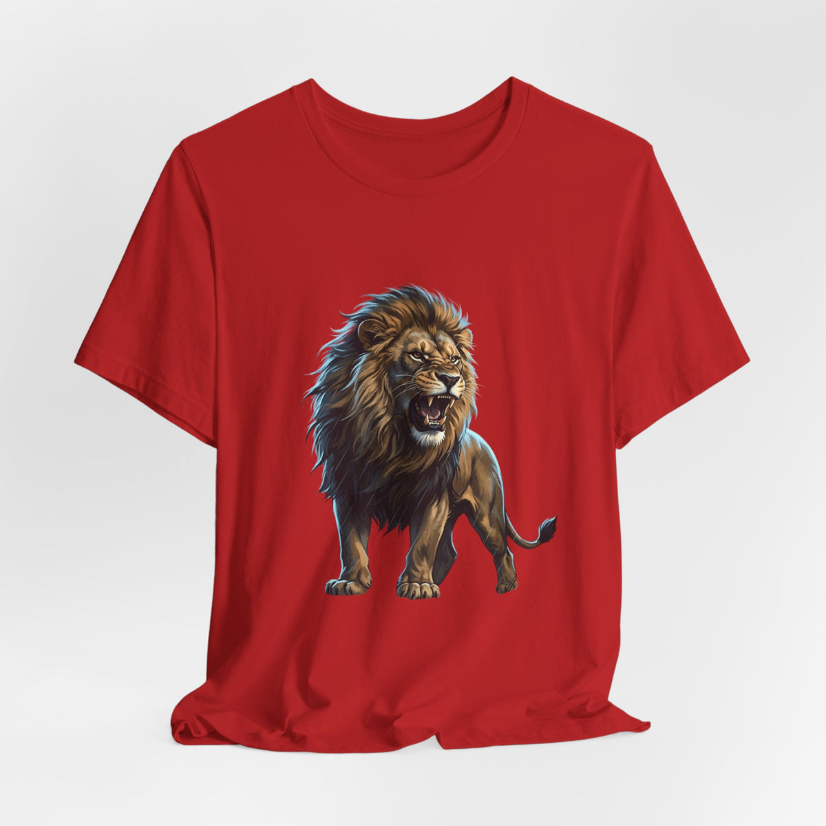 Roaring Lion Graphic Tee — Bold Wildlife T-Shirt