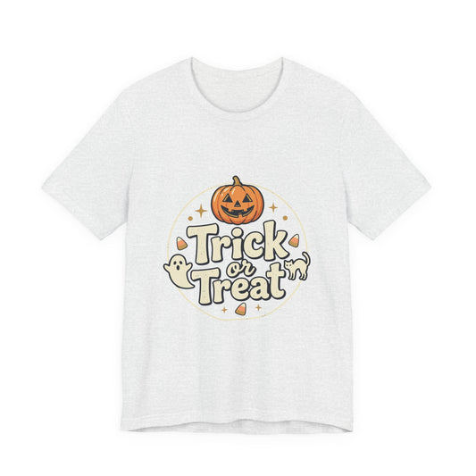 Halloween Trick or Treat T-Shirt — Pumpkin & Ghosts Costume Tee