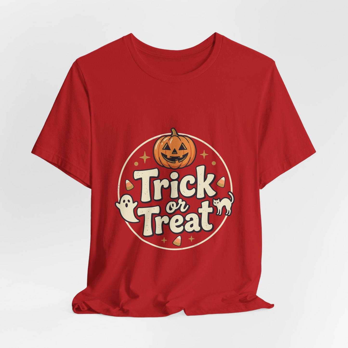 Halloween Trick or Treat T-Shirt — Pumpkin & Ghosts Costume Tee