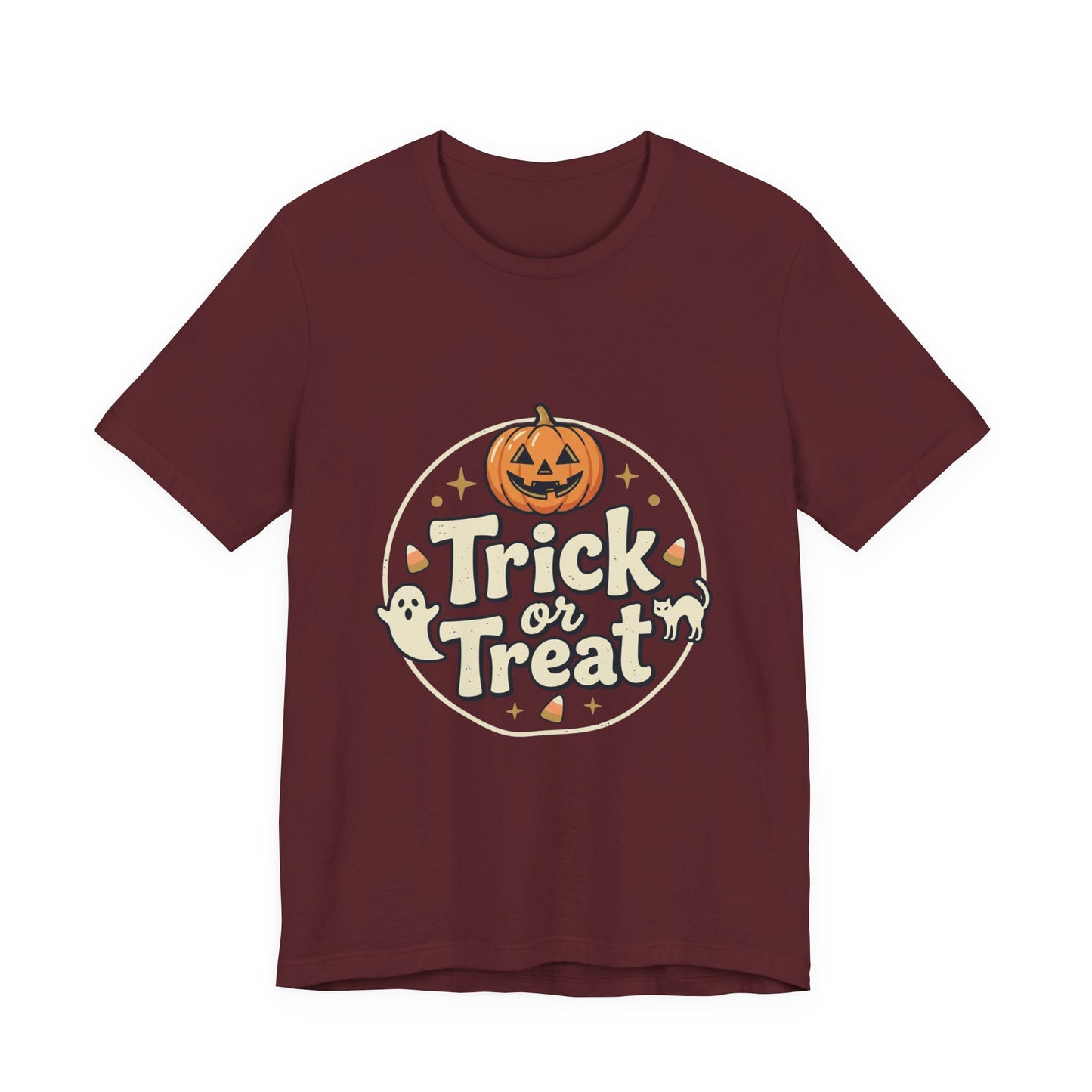 Halloween Trick or Treat T-Shirt — Pumpkin & Ghosts Costume Tee