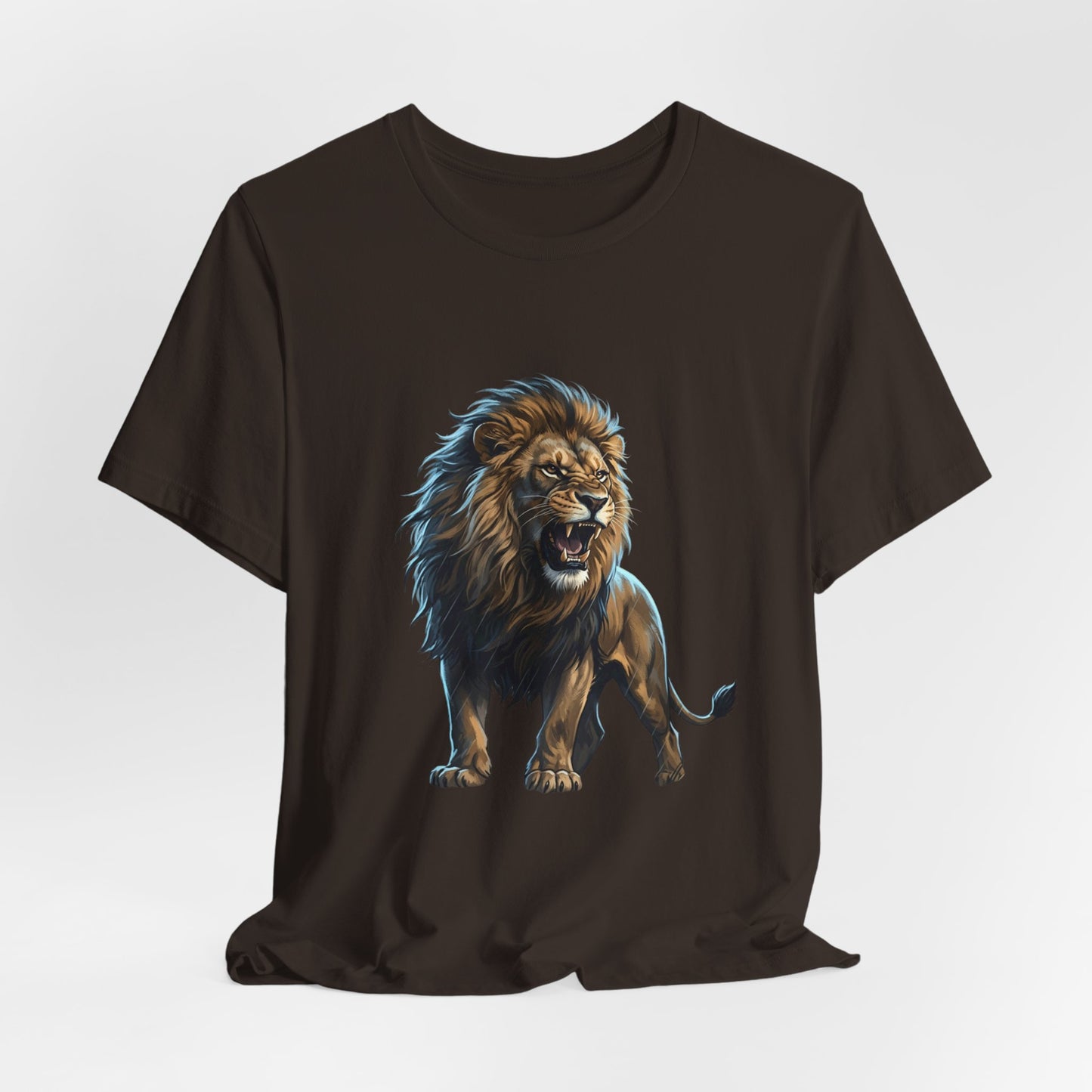 Roaring Lion Graphic Tee — Bold Wildlife T-Shirt