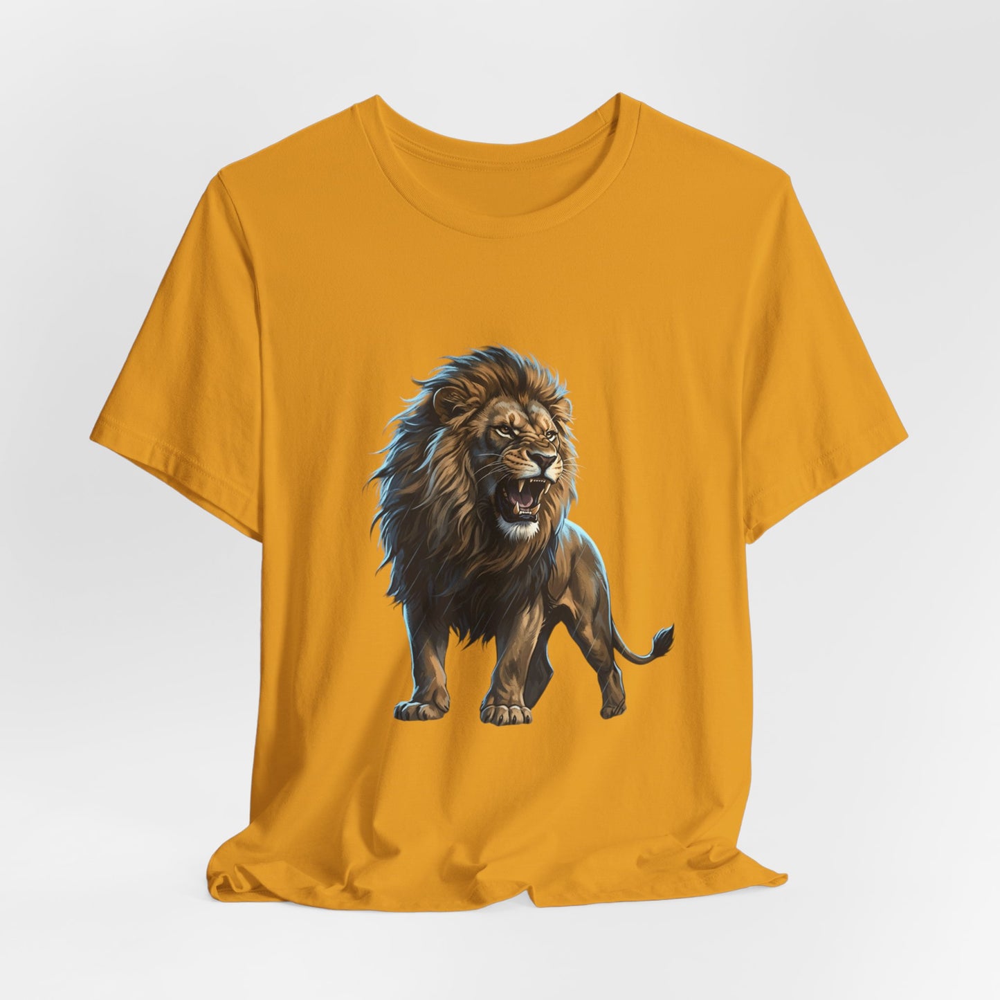 Roaring Lion Graphic Tee — Bold Wildlife T-Shirt
