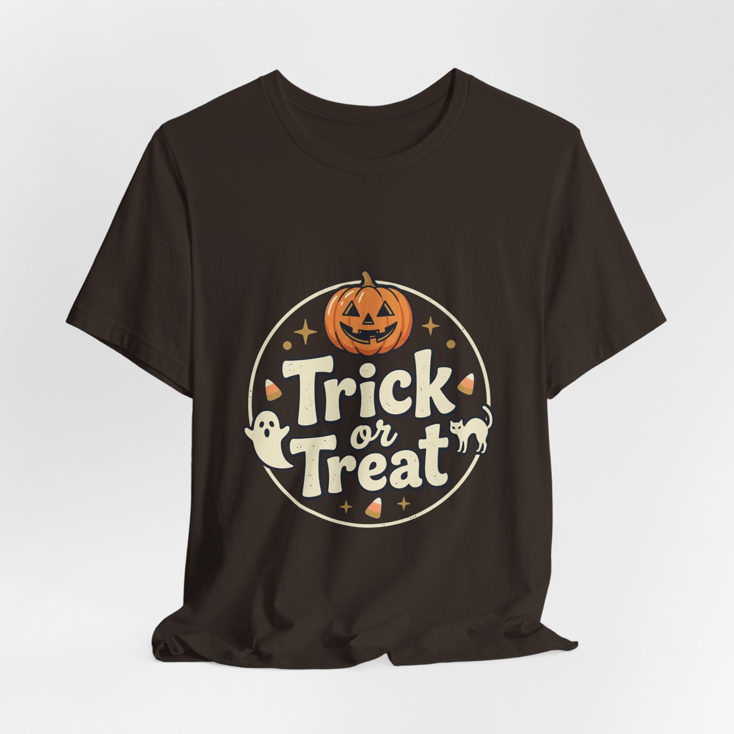 Halloween Trick or Treat T-Shirt — Pumpkin & Ghosts Costume Tee