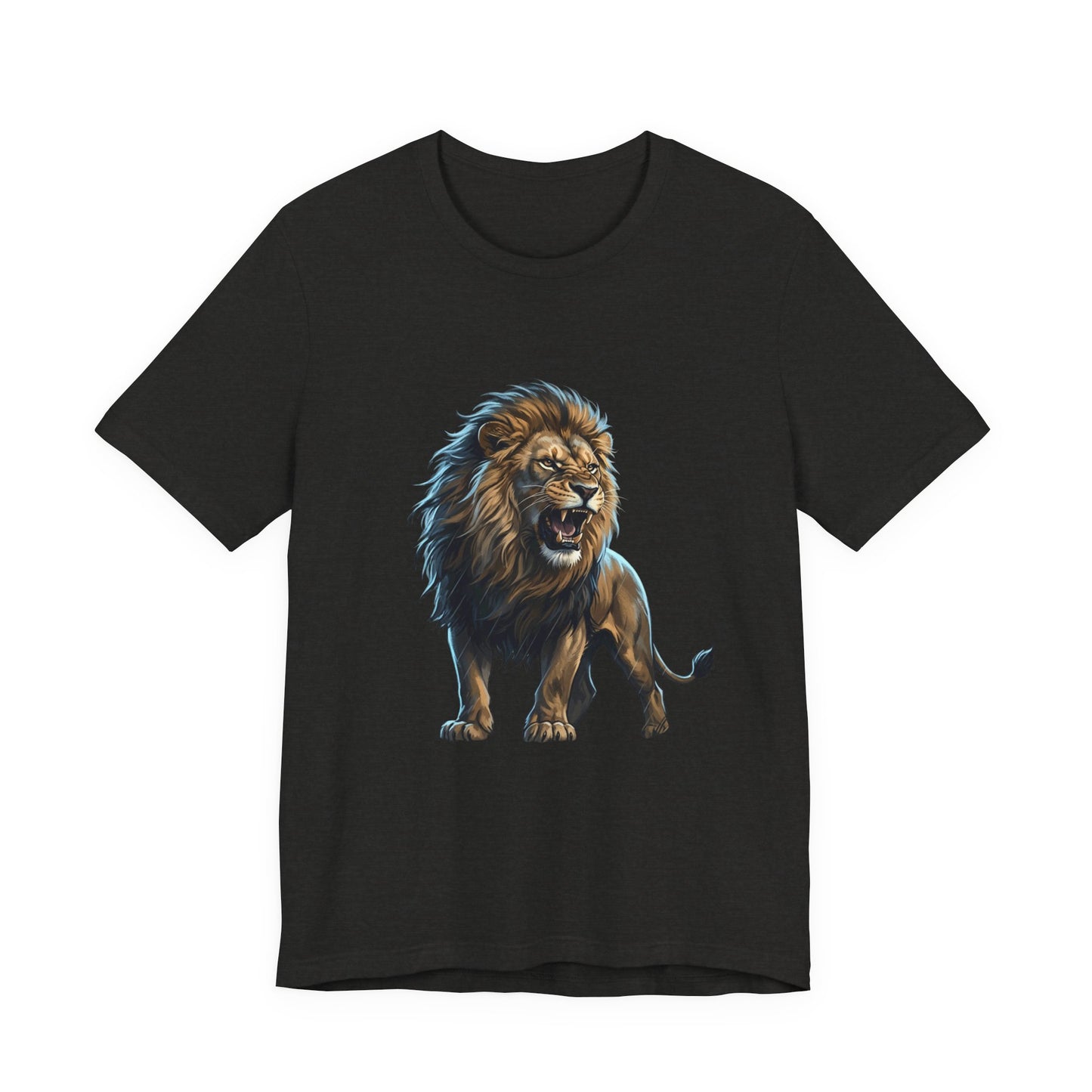 Roaring Lion Graphic Tee — Bold Wildlife T-Shirt