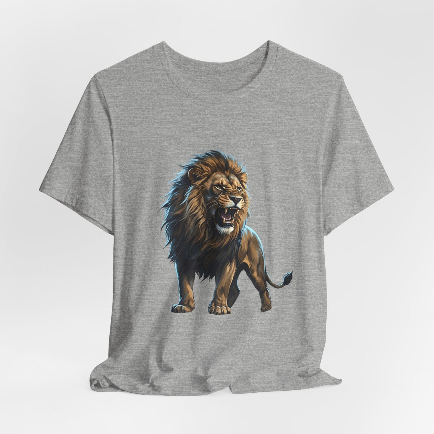 Roaring Lion Graphic Tee — Bold Wildlife T-Shirt
