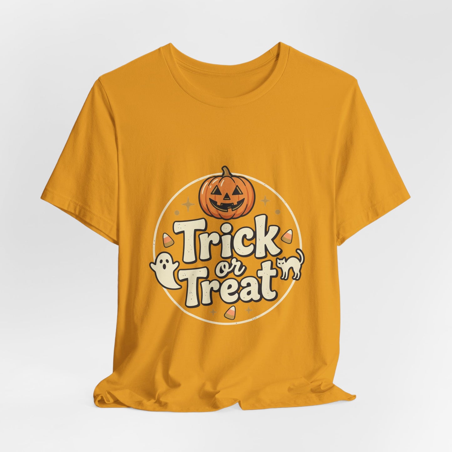 Halloween Trick or Treat T-Shirt — Pumpkin & Ghosts Costume Tee