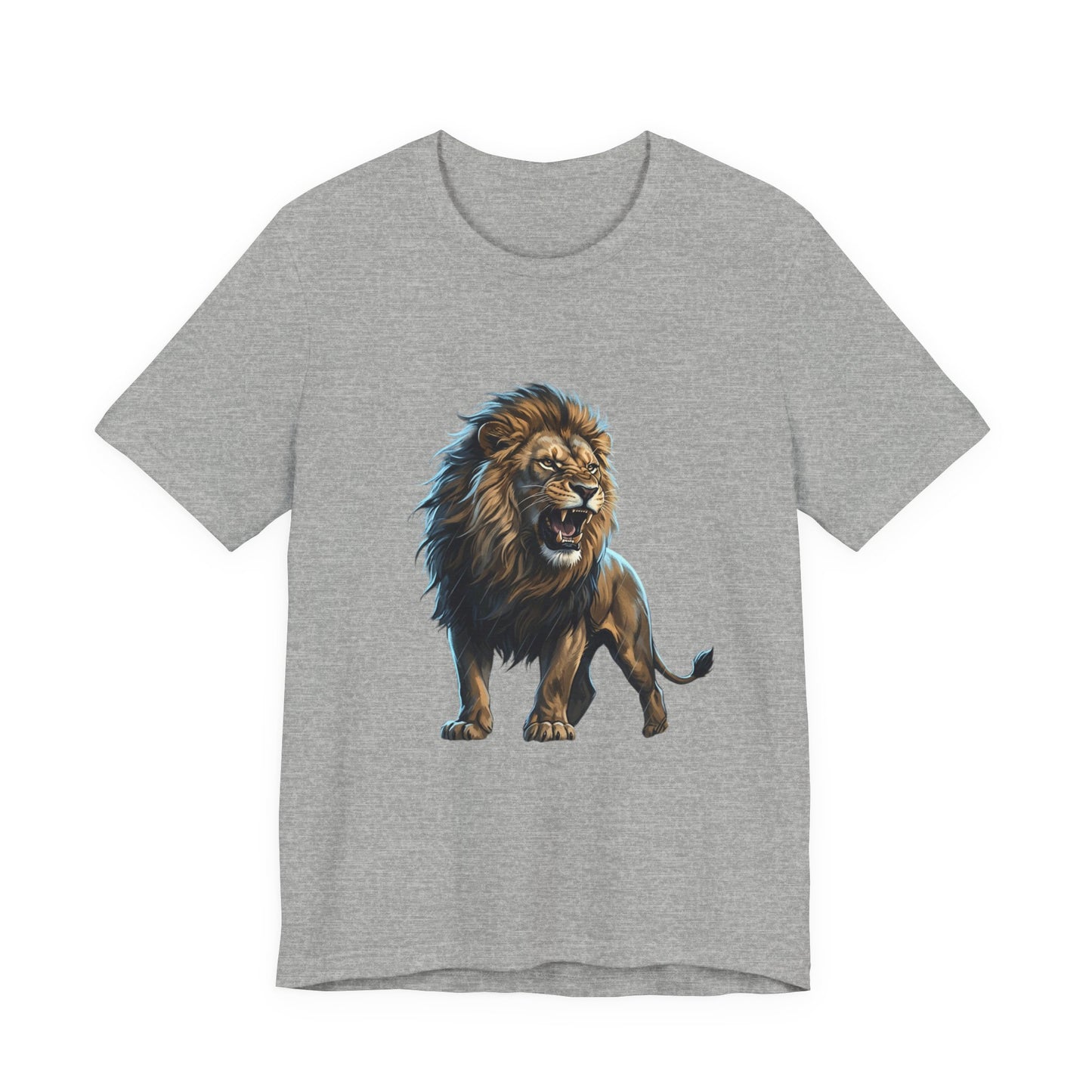 Roaring Lion Graphic Tee — Bold Wildlife T-Shirt