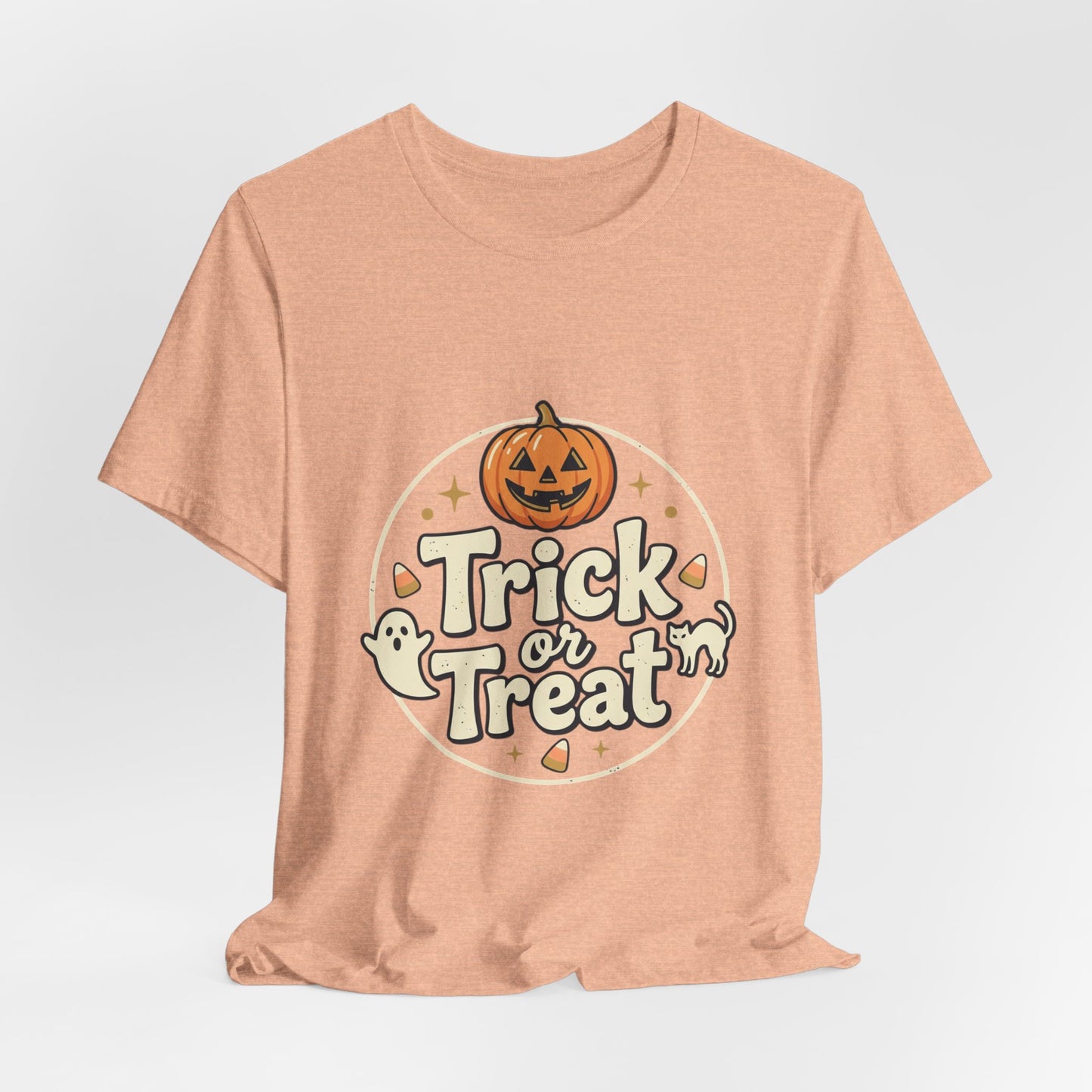 Halloween Trick or Treat T-Shirt — Pumpkin & Ghosts Costume Tee