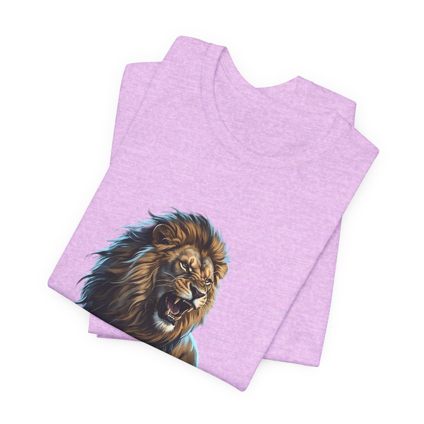 Roaring Lion Graphic Tee — Bold Wildlife T-Shirt
