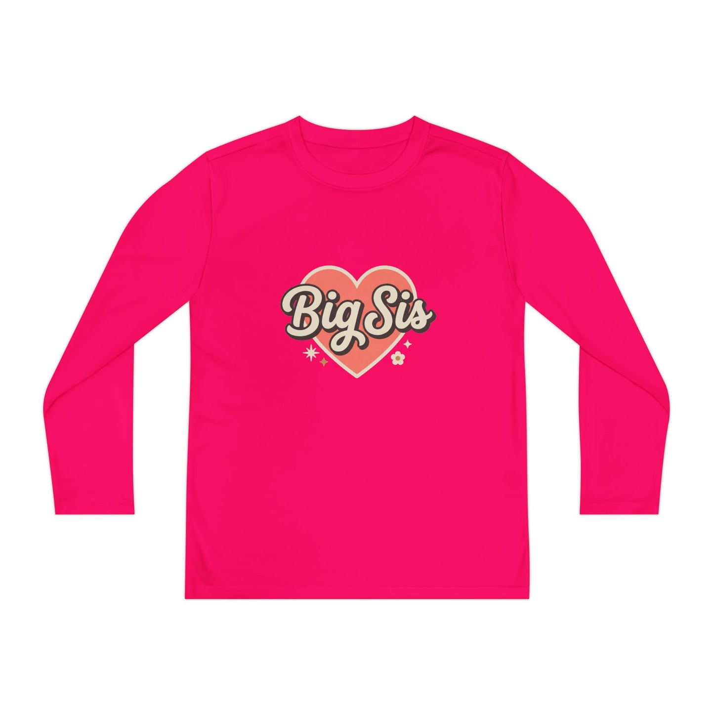 Big Sis Heart Youth Long Sleeve Tee