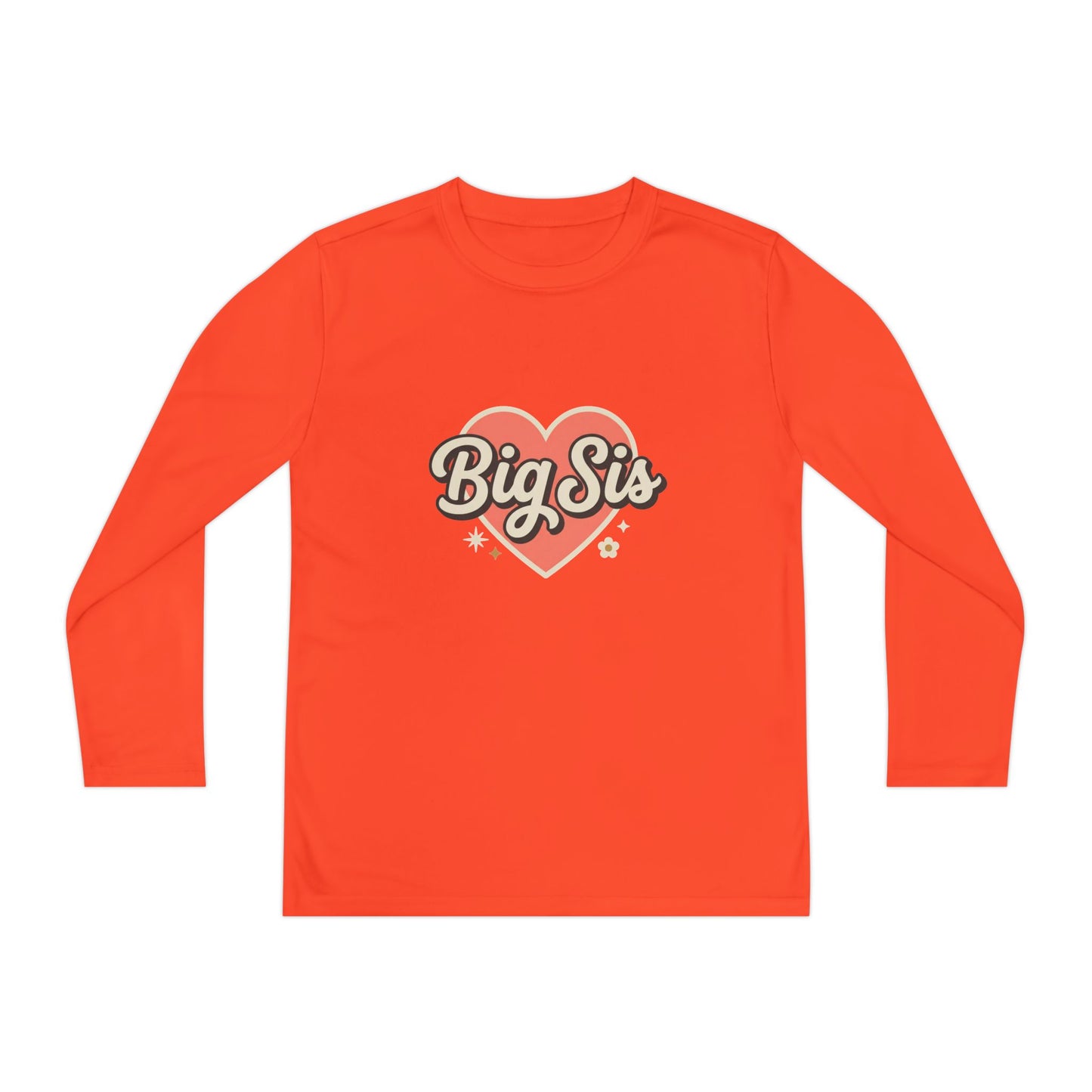 Big Sis Heart Youth Long Sleeve Tee