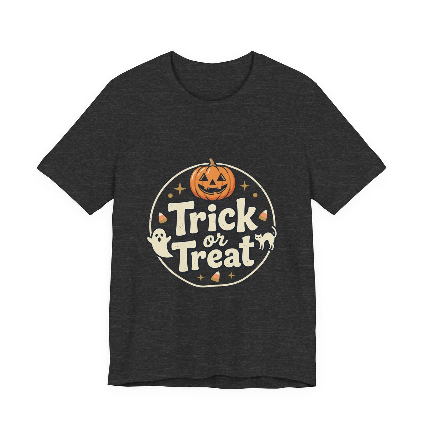 Halloween Trick or Treat T-Shirt — Pumpkin & Ghosts Costume Tee