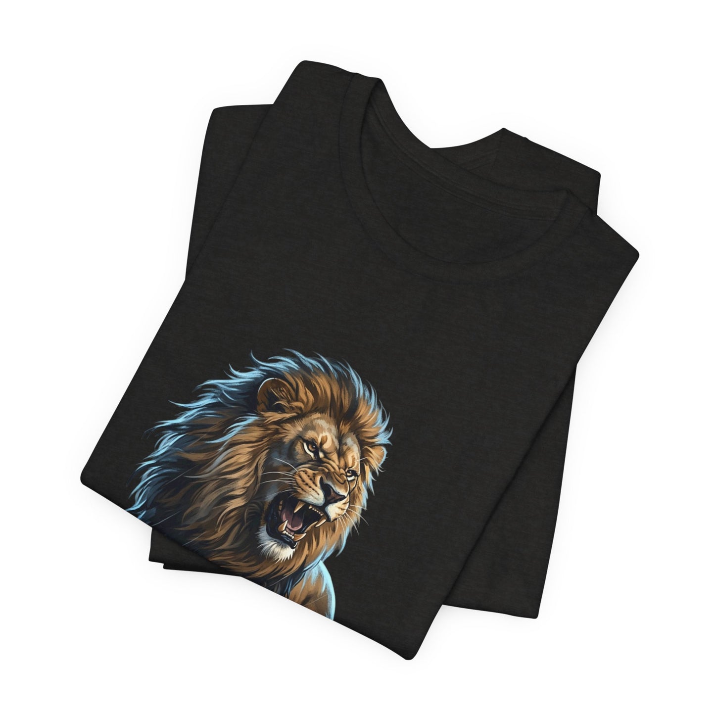 Roaring Lion Graphic Tee — Bold Wildlife T-Shirt