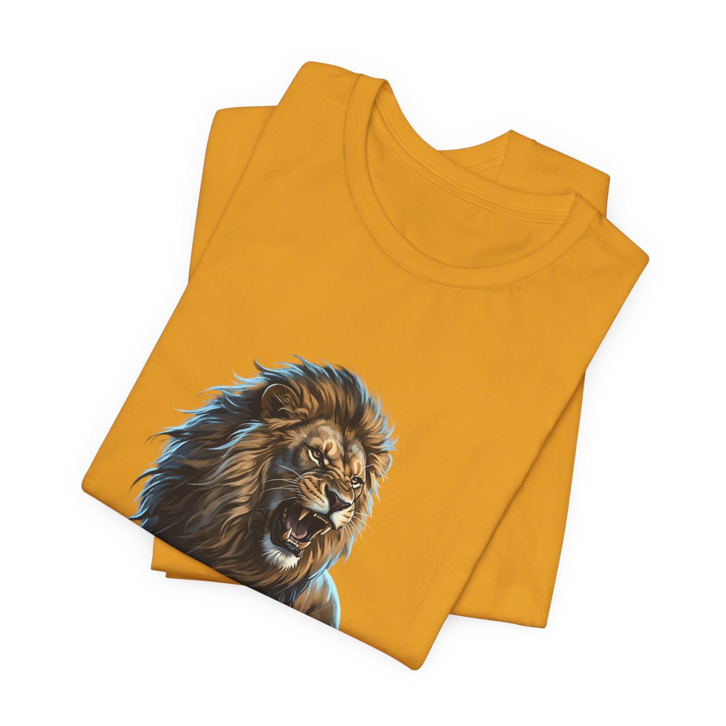 Roaring Lion Graphic Tee — Bold Wildlife T-Shirt