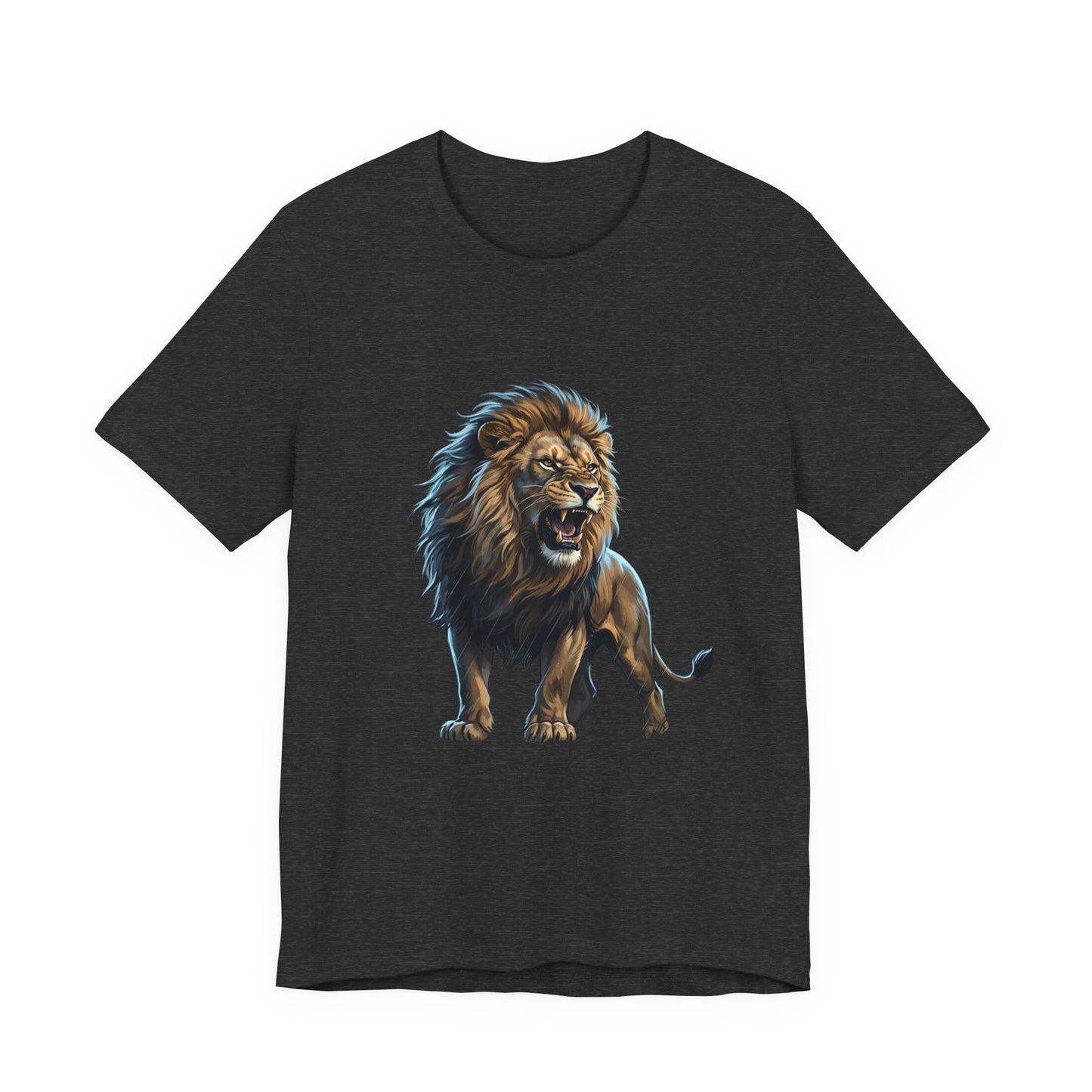 Roaring Lion Graphic Tee — Bold Wildlife T-Shirt