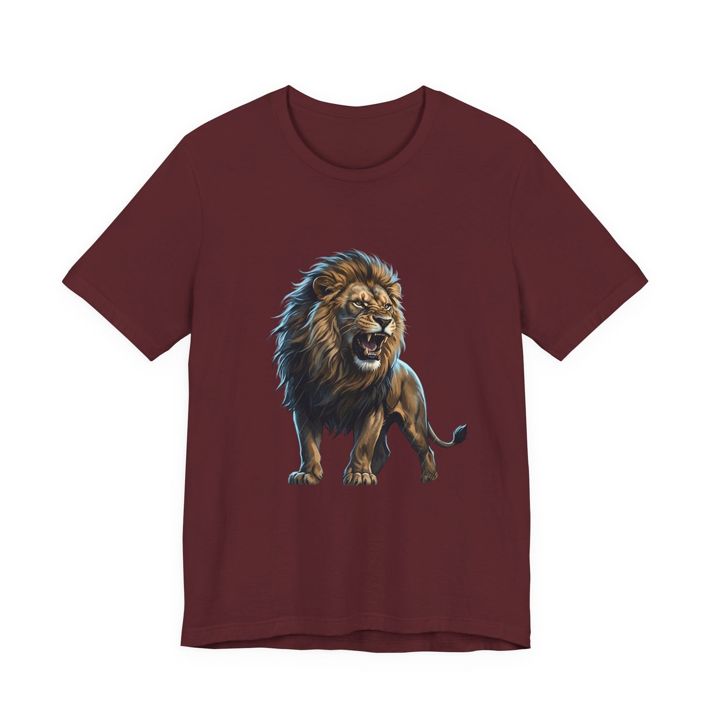 Roaring Lion Graphic Tee — Bold Wildlife T-Shirt
