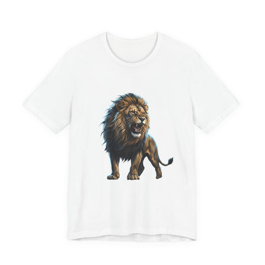 Roaring Lion Graphic Tee — Bold Wildlife T-Shirt