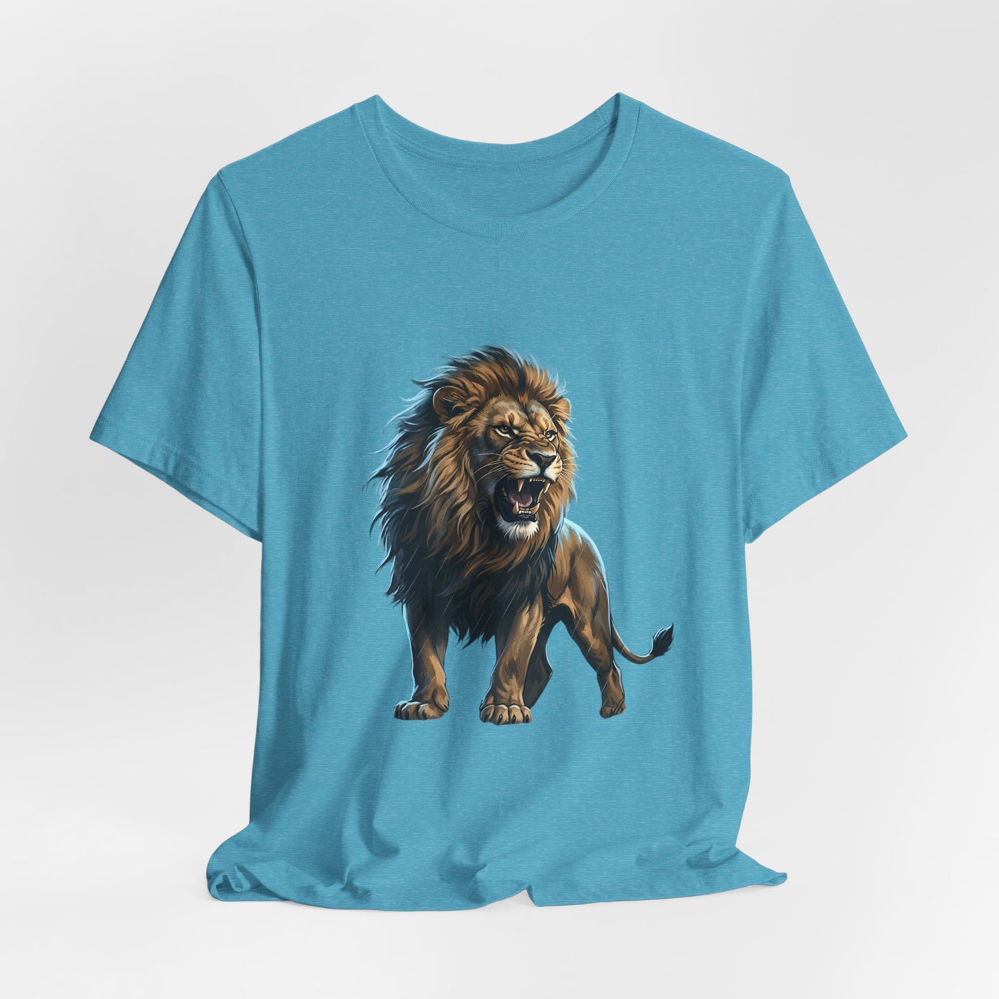 Roaring Lion Graphic Tee — Bold Wildlife T-Shirt