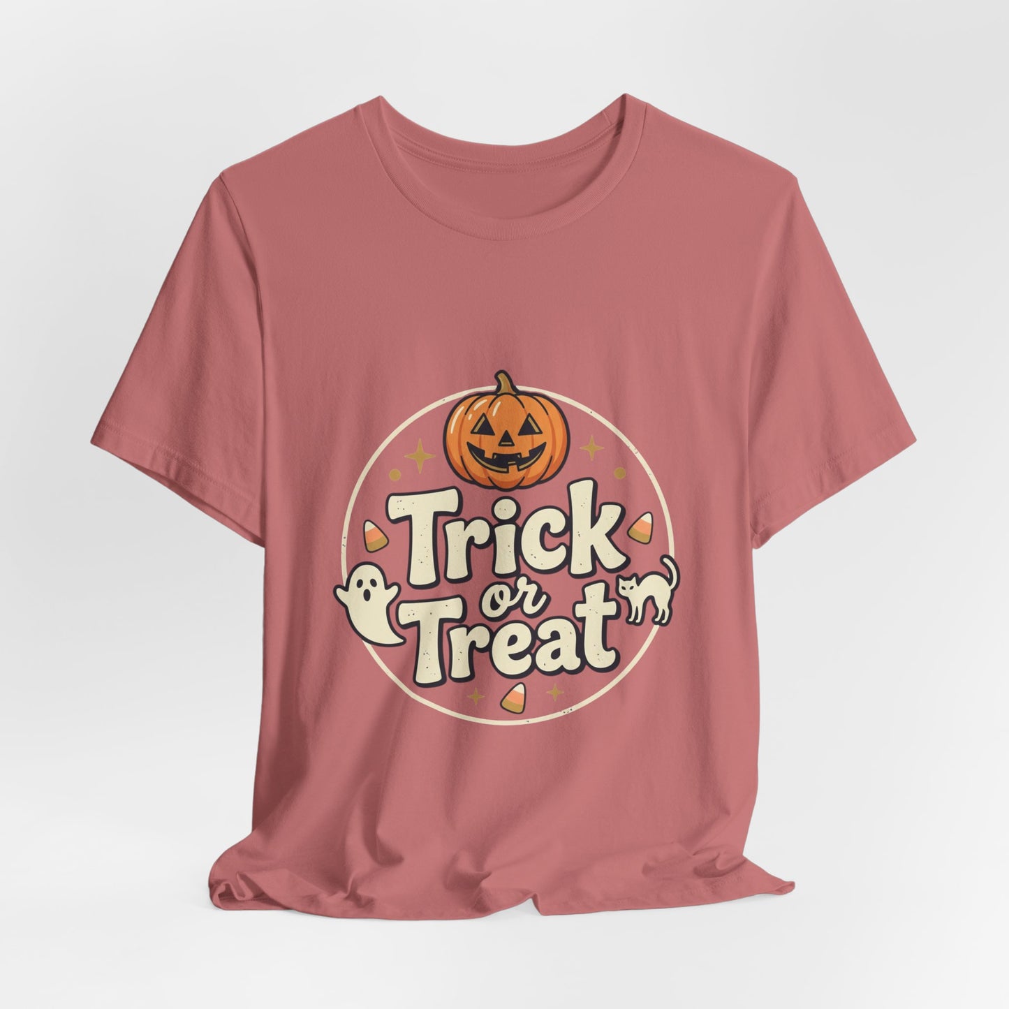 Halloween Trick or Treat T-Shirt — Pumpkin & Ghosts Costume Tee