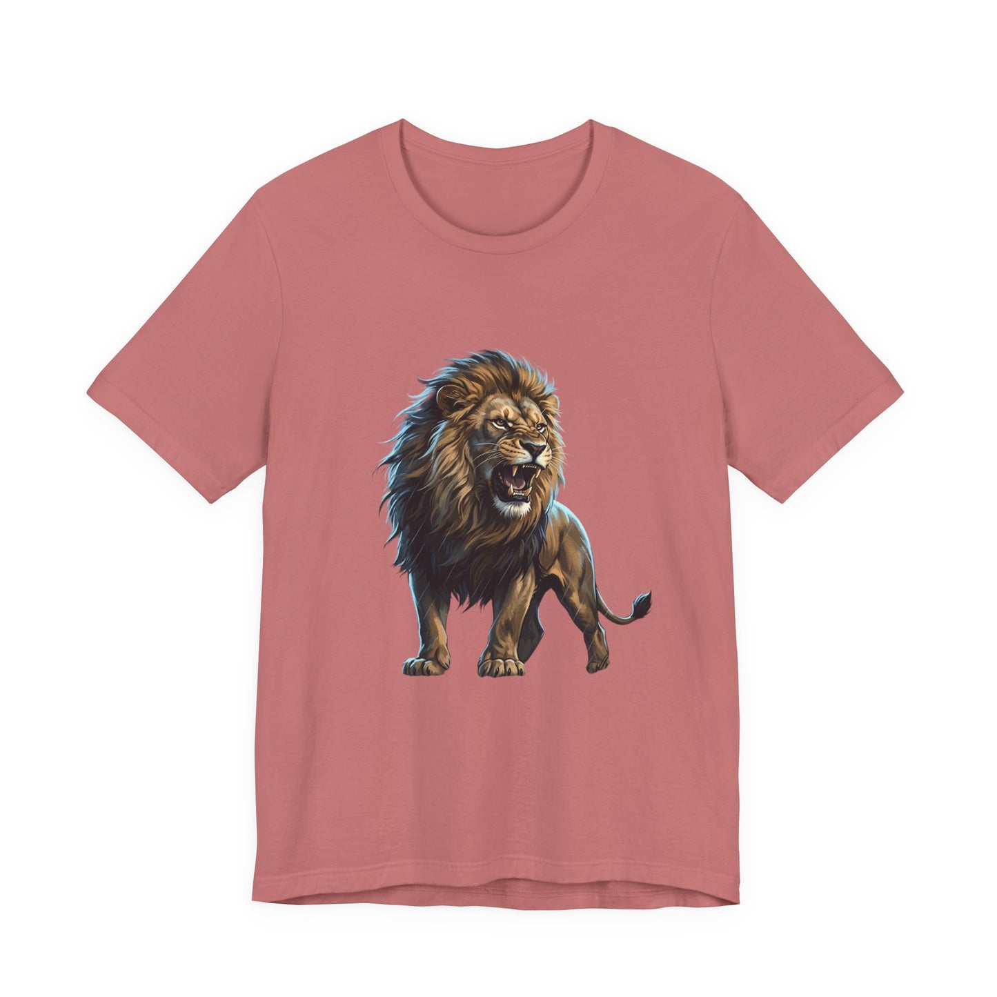 Roaring Lion Graphic Tee — Bold Wildlife T-Shirt