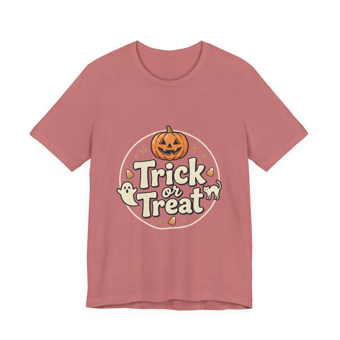 Halloween Trick or Treat T-Shirt — Pumpkin & Ghosts Costume Tee
