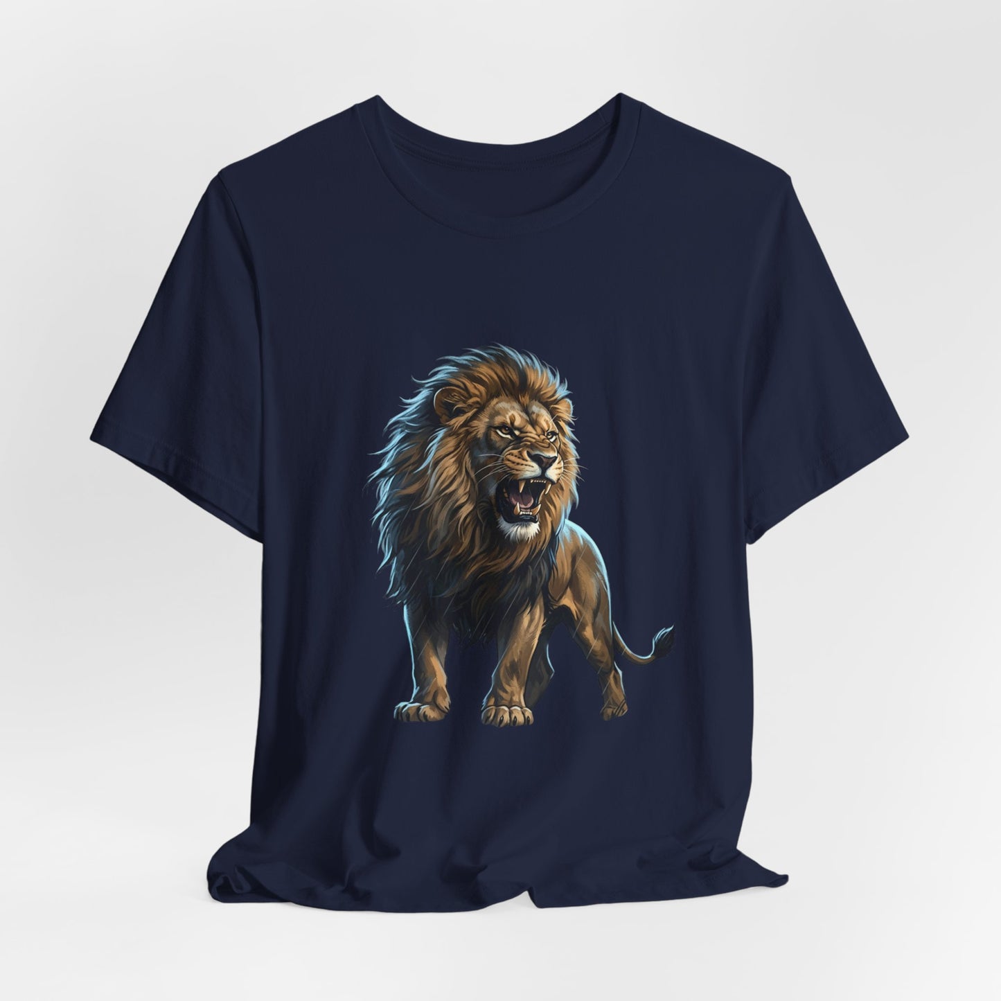 Roaring Lion Graphic Tee — Bold Wildlife T-Shirt