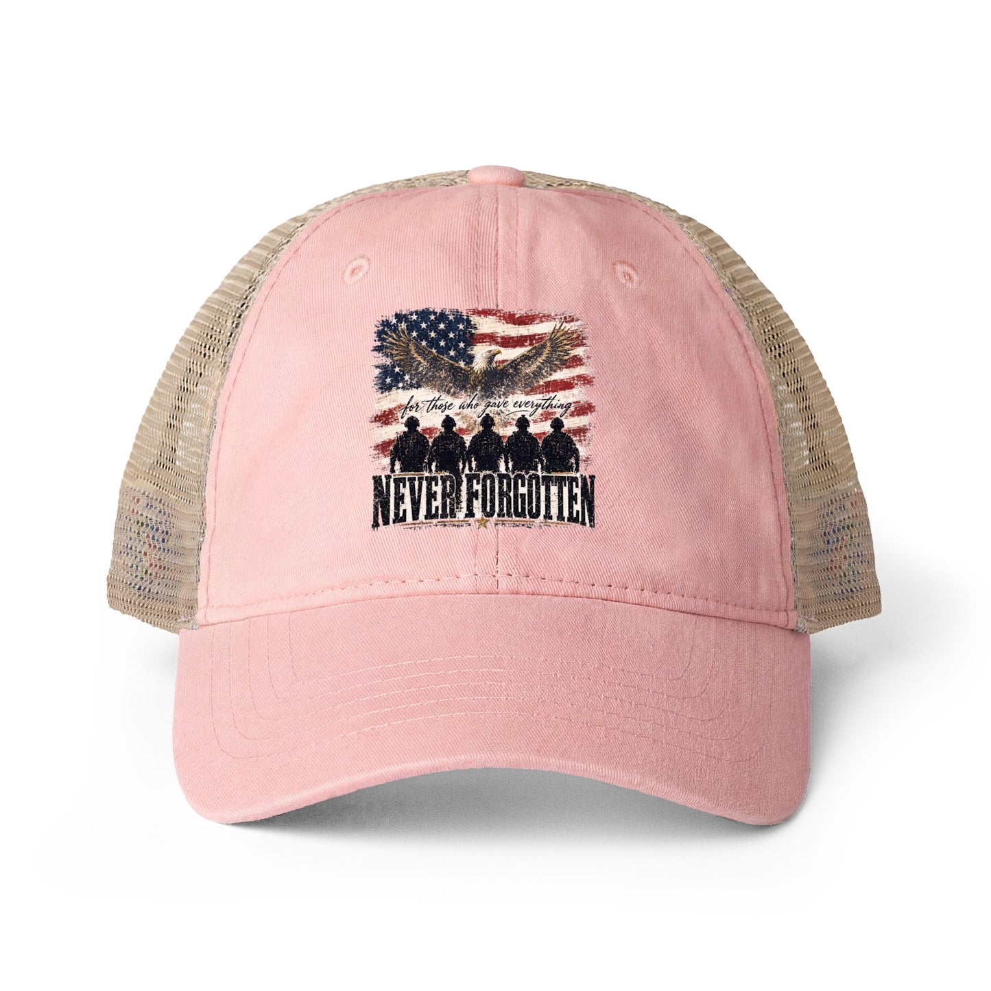 Women's Washed Mesh-Back Cap