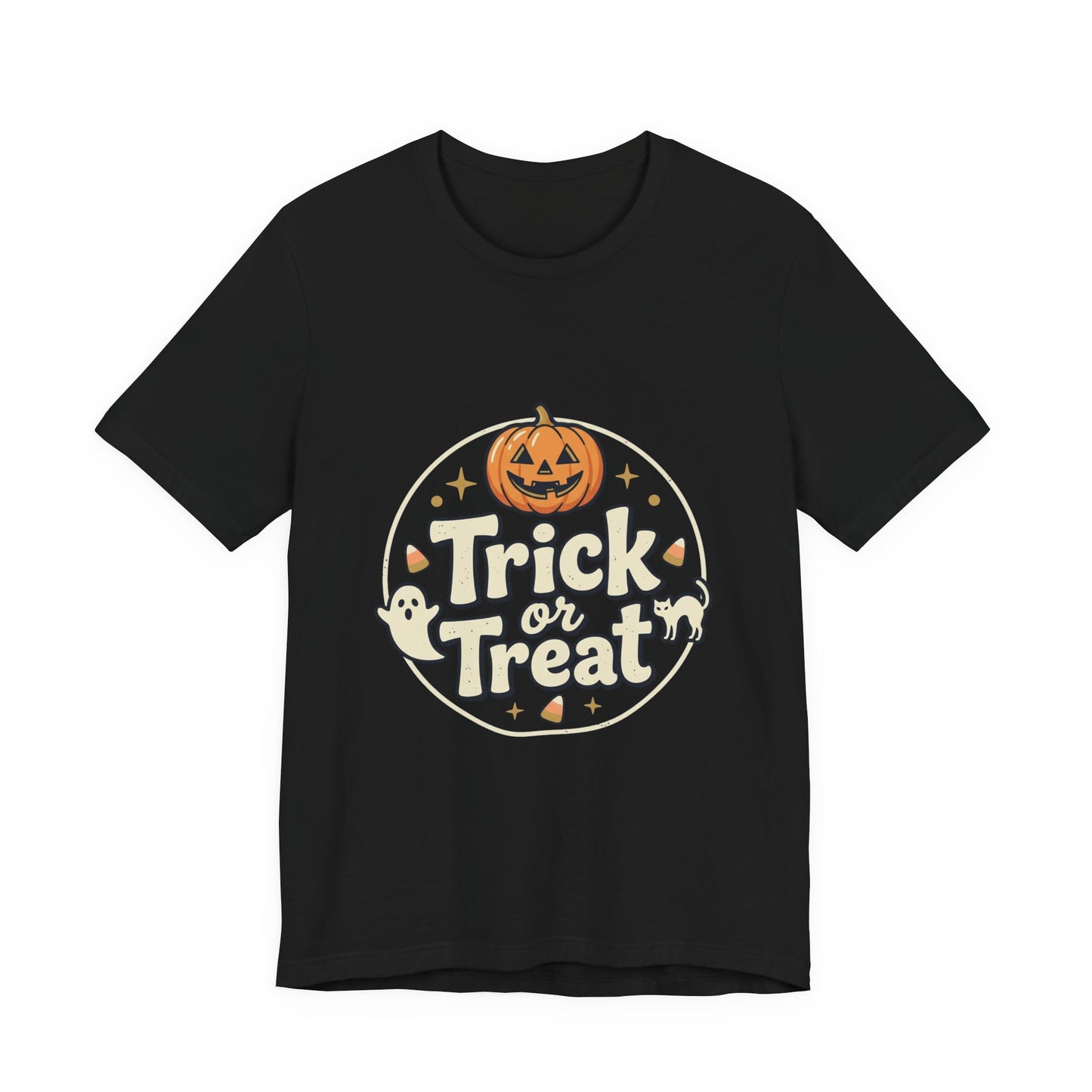 Halloween Trick or Treat T-Shirt — Pumpkin & Ghosts Costume Tee
