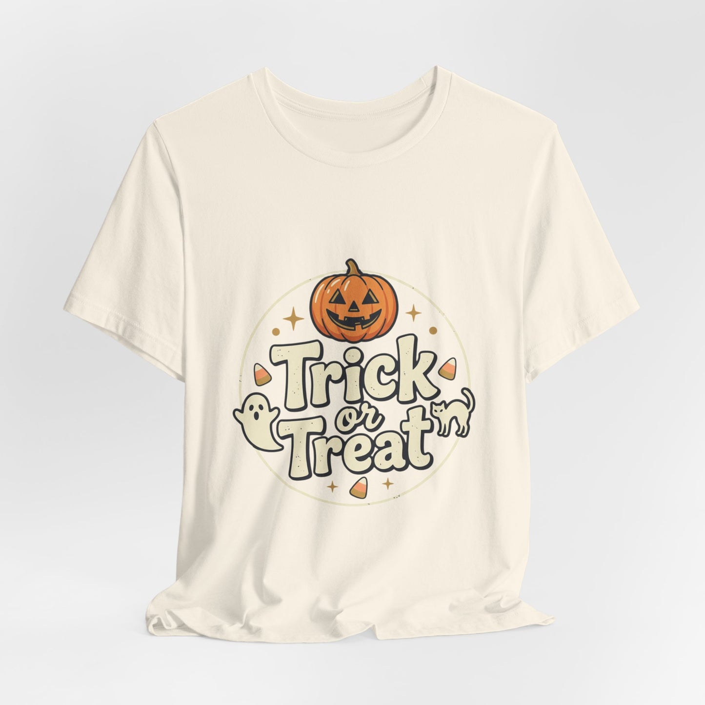Halloween Trick or Treat T-Shirt — Pumpkin & Ghosts Costume Tee