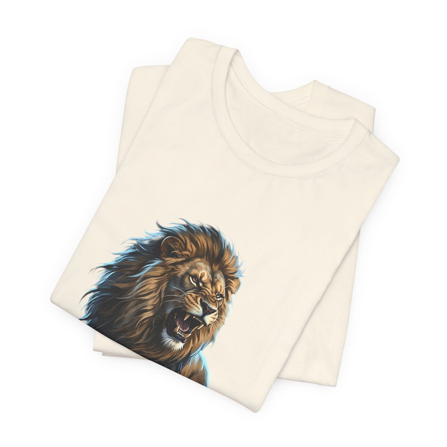Roaring Lion Graphic Tee — Bold Wildlife T-Shirt