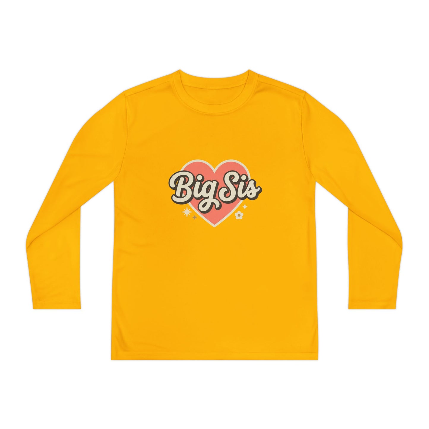 Big Sis Heart Youth Long Sleeve Tee