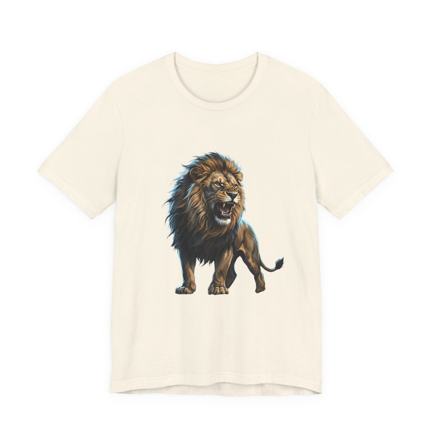 Roaring Lion Graphic Tee — Bold Wildlife T-Shirt