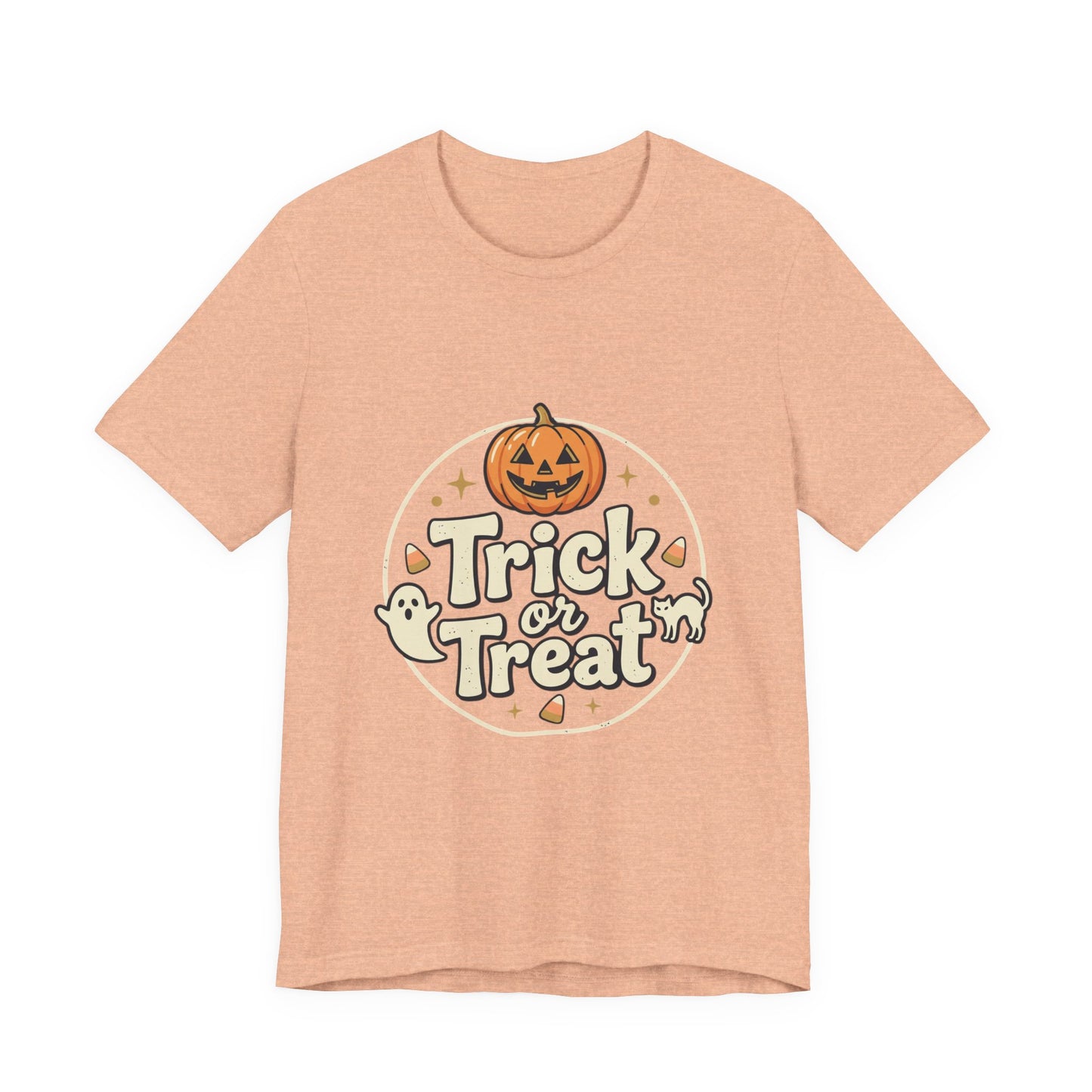 Halloween Trick or Treat T-Shirt — Pumpkin & Ghosts Costume Tee