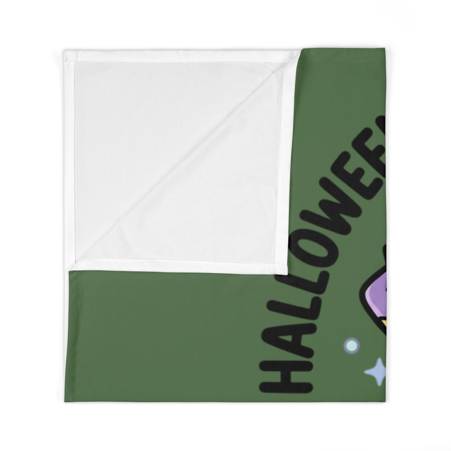 My First Halloween Baby Swaddle Blanket — Cute Bat Pumpkin Newborn Wrap