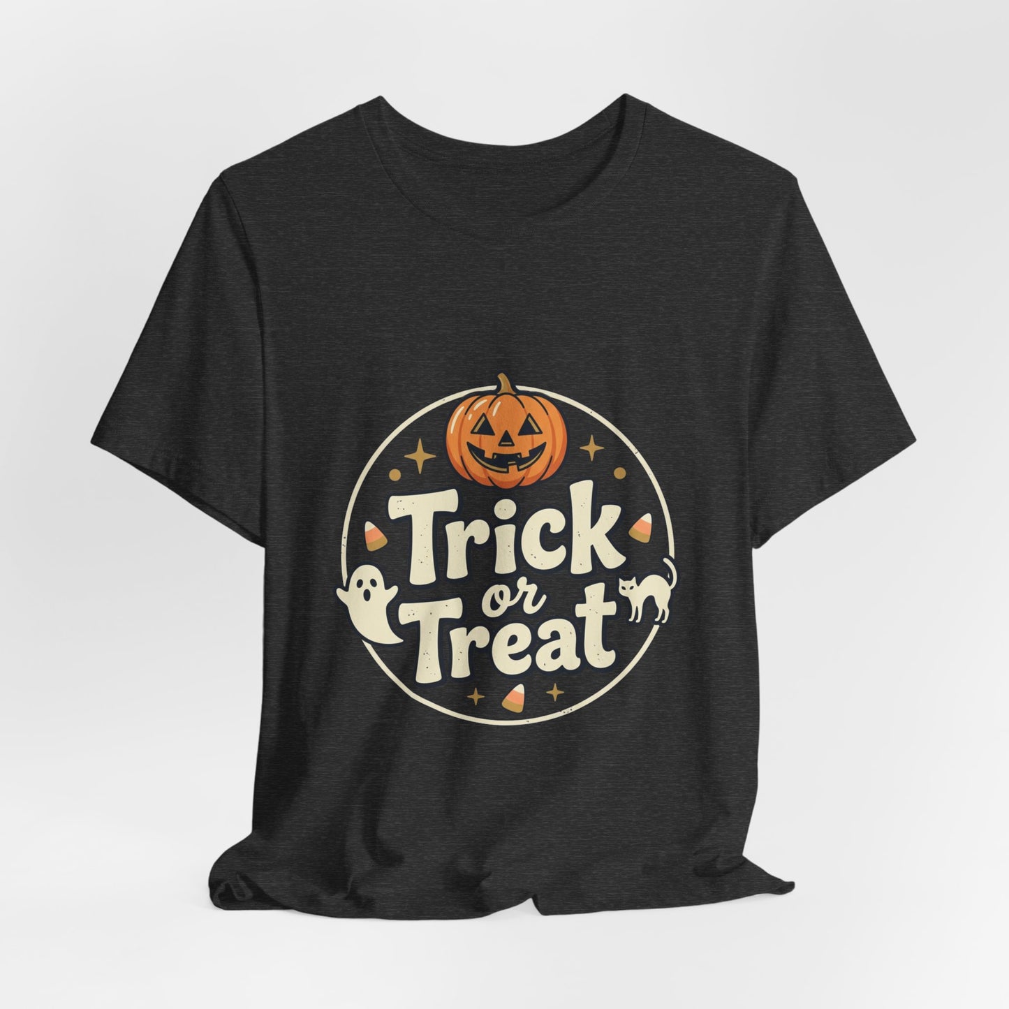 Halloween Trick or Treat T-Shirt — Pumpkin & Ghosts Costume Tee