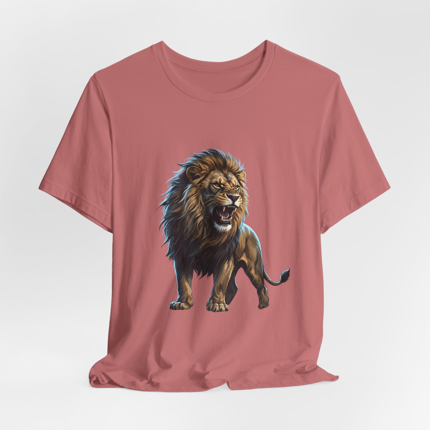 Roaring Lion Graphic Tee — Bold Wildlife T-Shirt