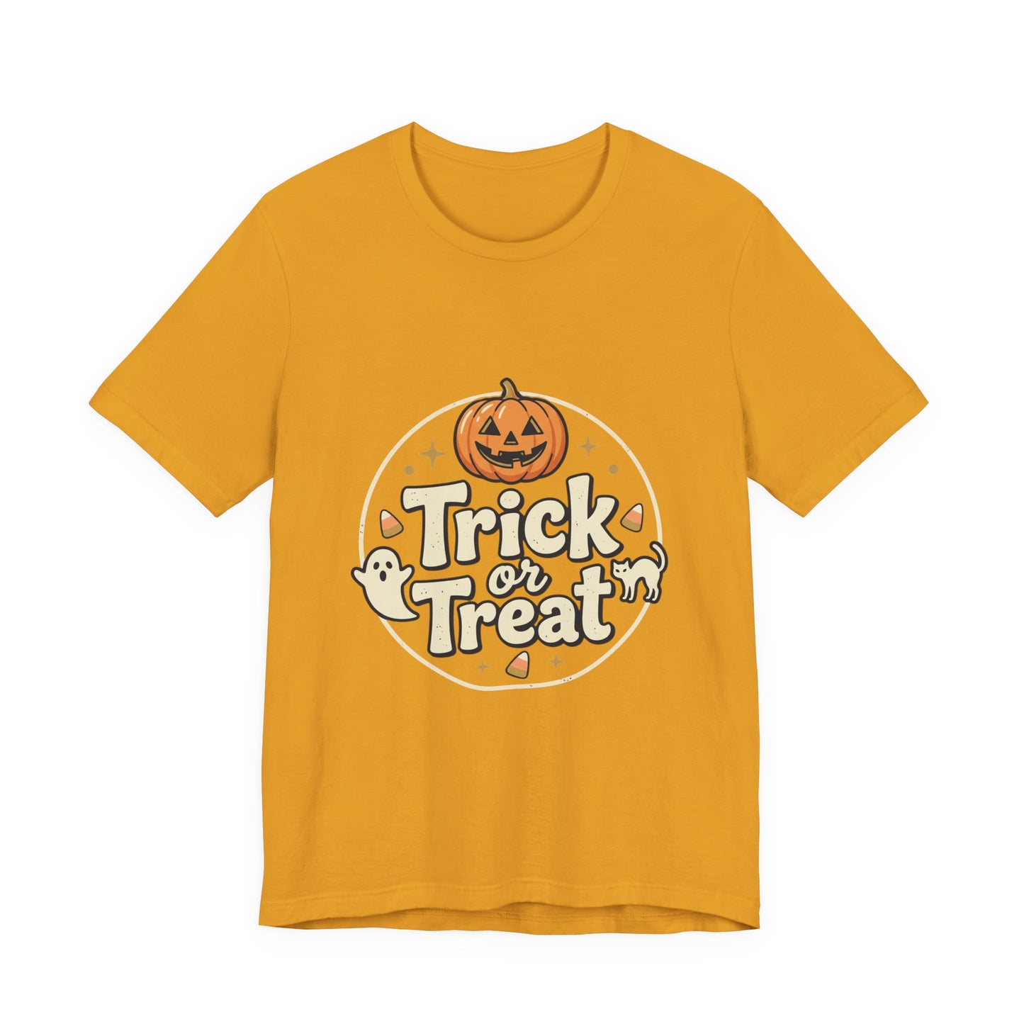 Halloween Trick or Treat T-Shirt — Pumpkin & Ghosts Costume Tee