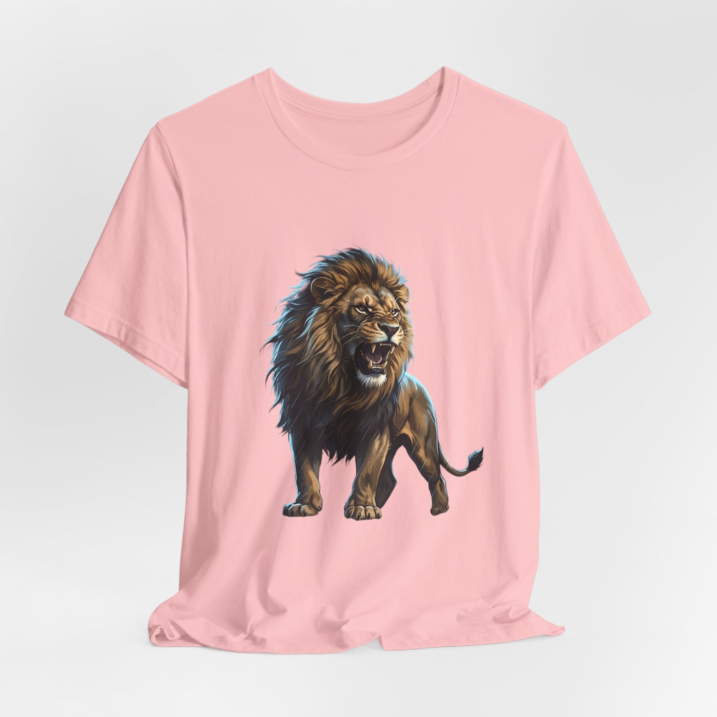 Roaring Lion Graphic Tee — Bold Wildlife T-Shirt