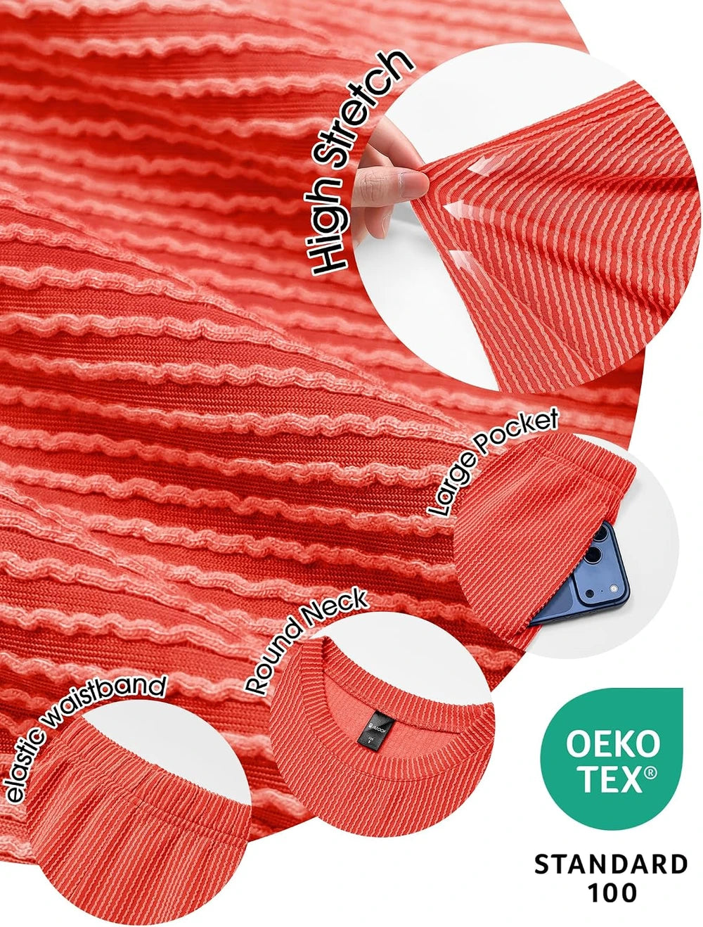 Ribbed Cotton Blend Lounge Set