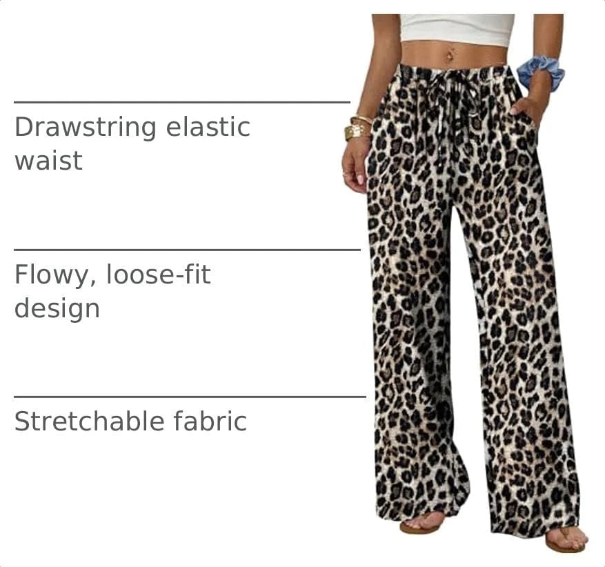 Sampeel Wide Leg Palazzo Pants