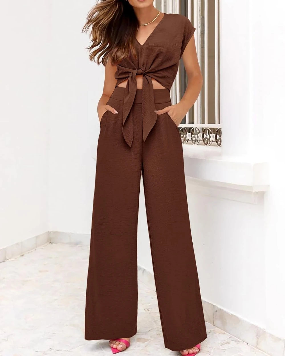 Womens Summer Two Piece Outfit