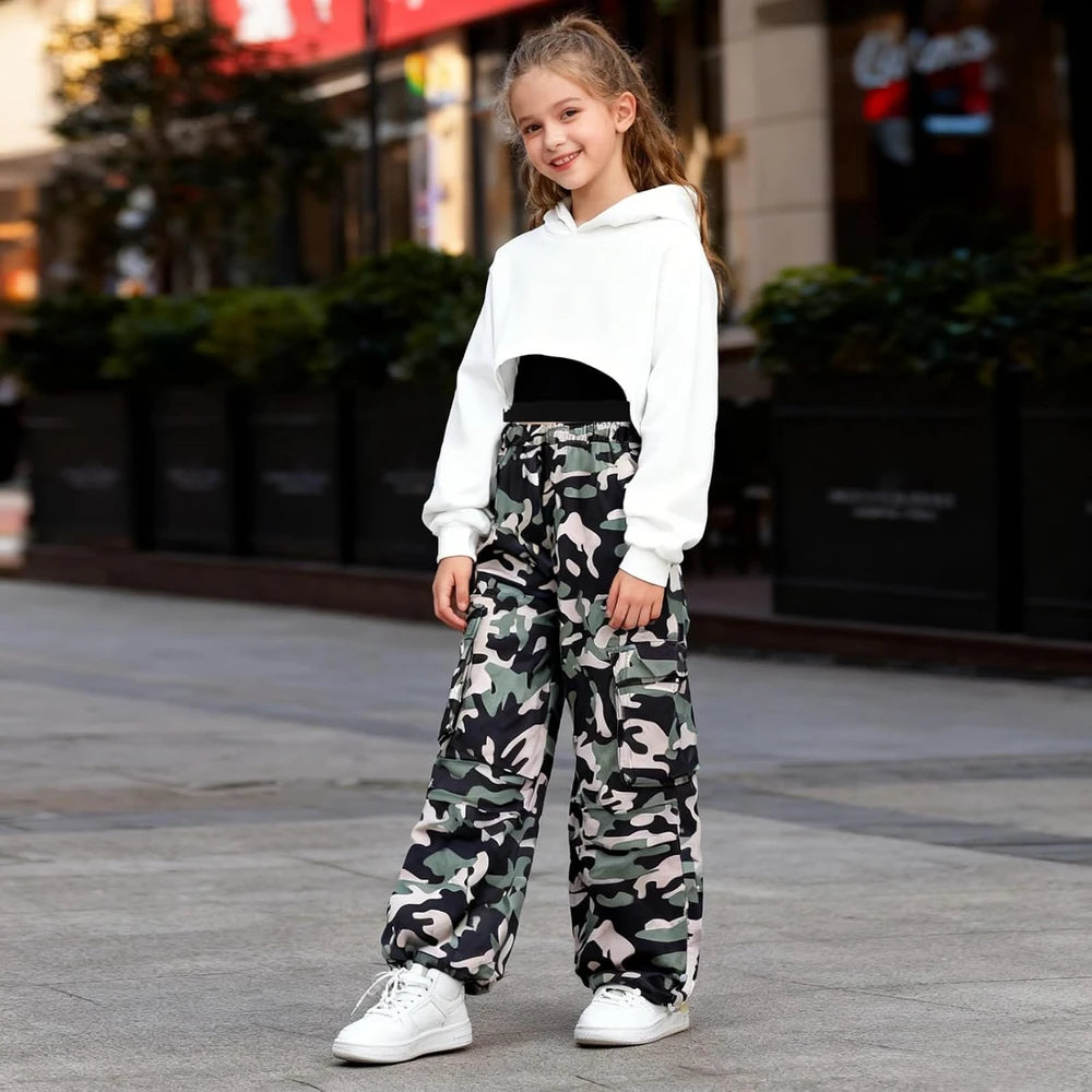 Cotton Blend Cargo Outfit