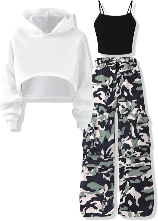 Cotton Blend Cargo Outfit