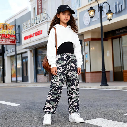 Cotton Blend Cargo Outfit