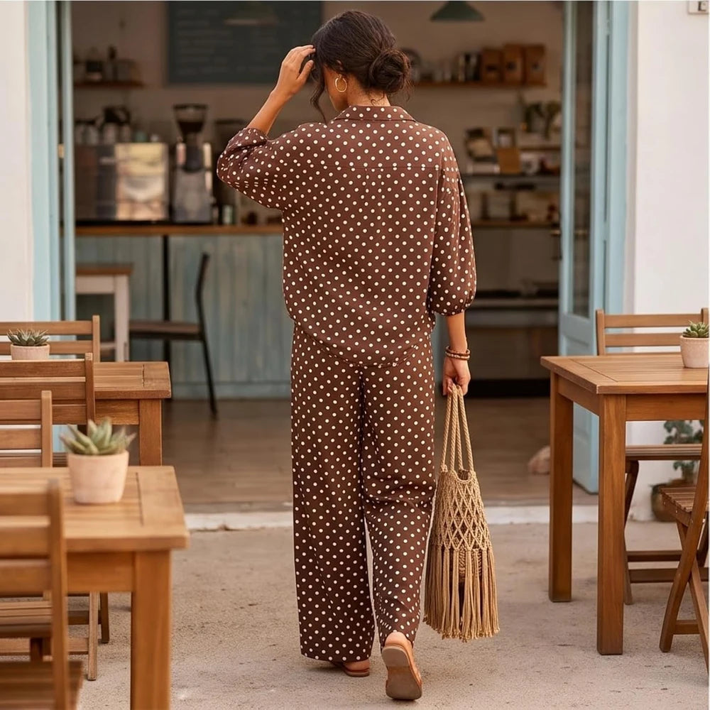 Polka Dot Lounge Set