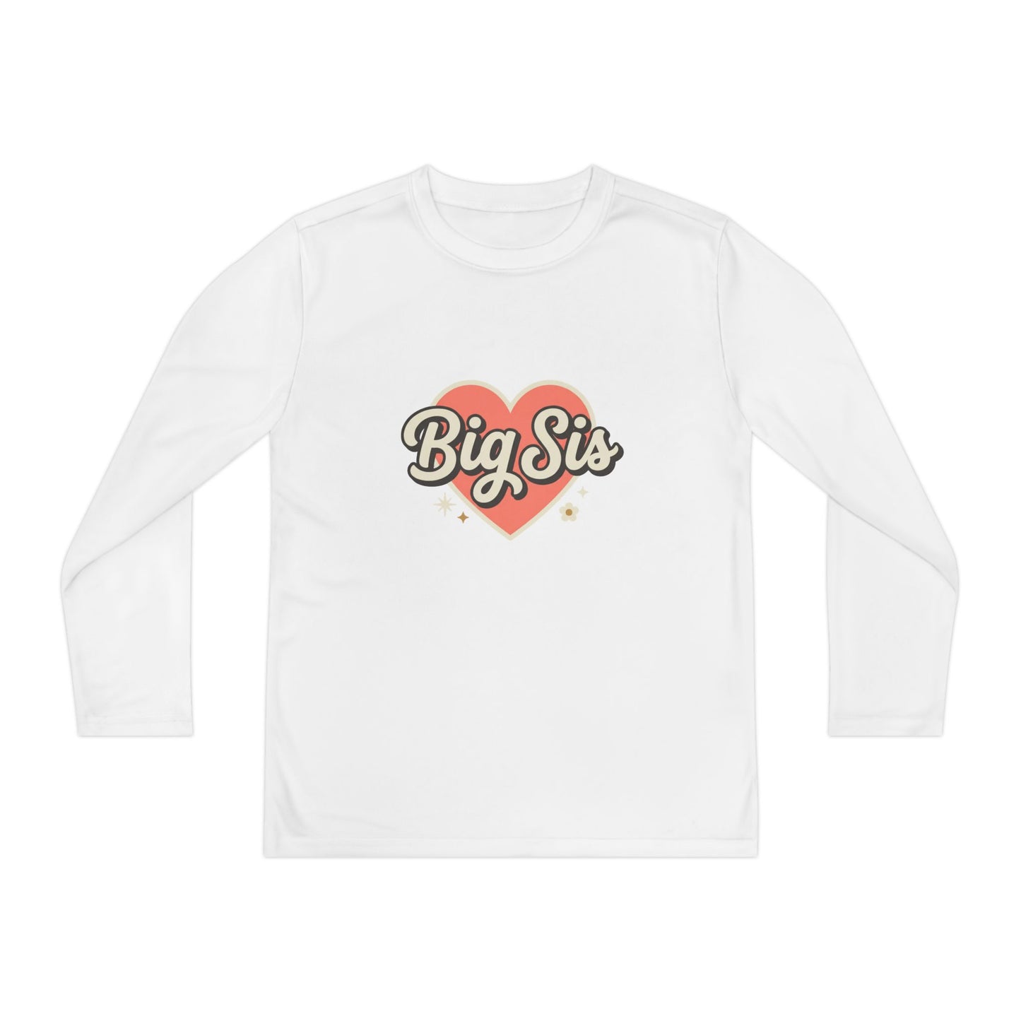 Big Sis Heart Youth Long Sleeve Tee