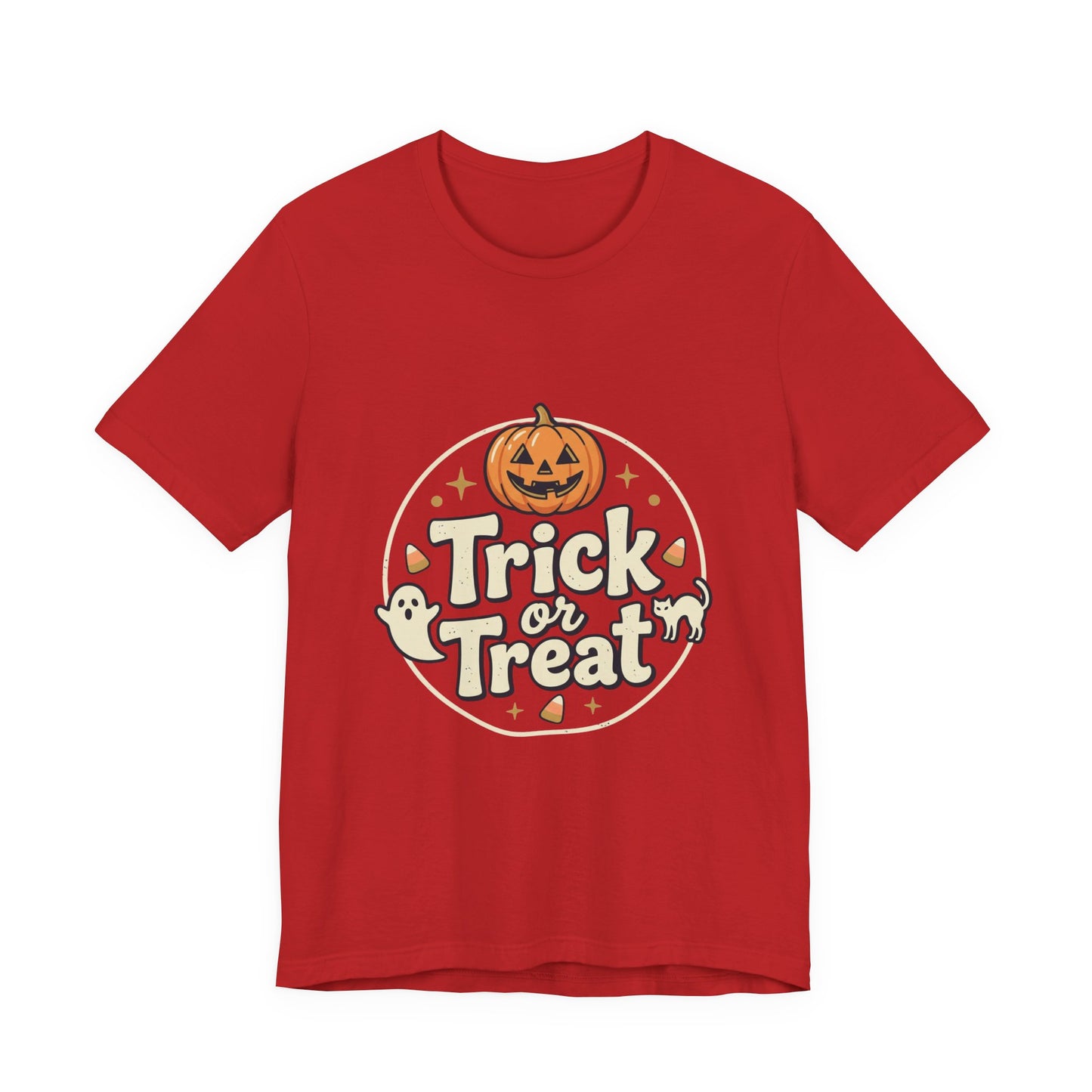 Halloween Trick or Treat T-Shirt — Pumpkin & Ghosts Costume Tee