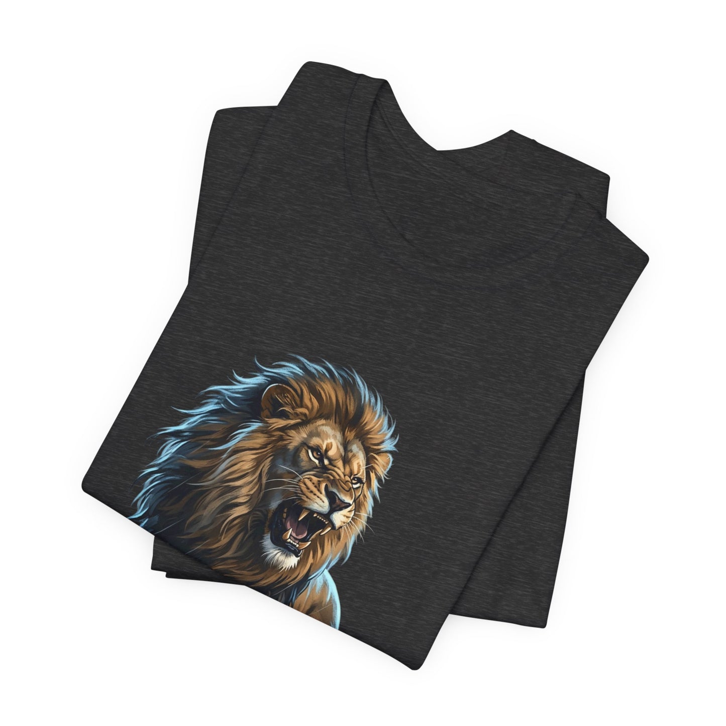Roaring Lion Graphic Tee — Bold Wildlife T-Shirt
